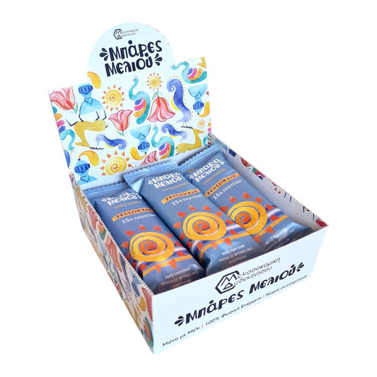Μπάρα Μελιού ΞΗΡΟΙ ΚΑΡΠΟΙ Display Box 9 τεμάχια * 40γρ